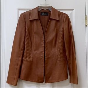 Vintage Dana Buchman Leather Jacket
